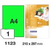 8238 1 etikety office 210x297mm fluo zelene r0130 1123a