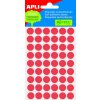 8301 1 etikety apli kolecka 8mm cervene
