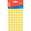 Etikety APLI kolečka 19mm žlutá