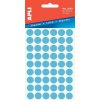 Etikety APLI kolečka 19mm modrá
