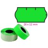 8475 1 etikety contact do klesti 26x12mm zelene