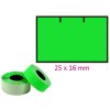 8514 1 etikety contact do klesti 25x16mm zelene
