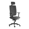 Kancelářská židle KENT šéf s 3D podhlavníkem a područkami