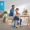 Ergonomická balanční židle pro sezení/stání Leitz ERGO Cosy Stool, klidná modrá