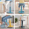 Ergonomická balanční židle pro sezení/stání Leitz ERGO Cosy Stool, sametově šedá