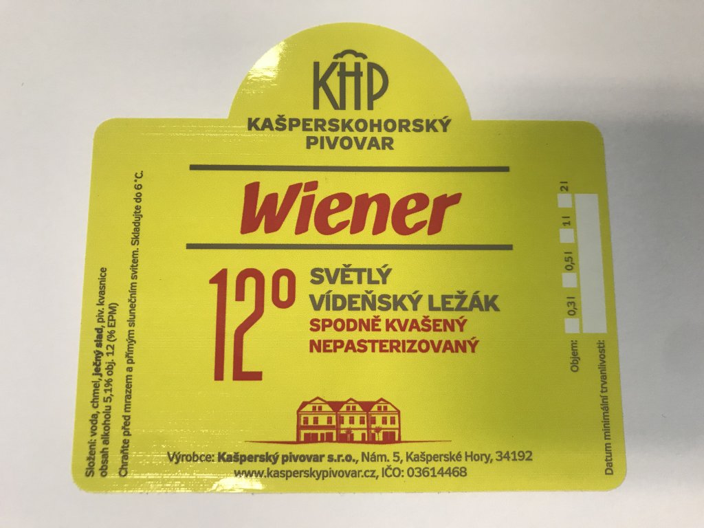 Etiketa Wiener 12°