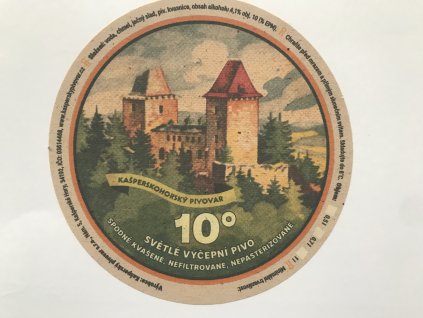 Etiketa Kašperk 10° Retro