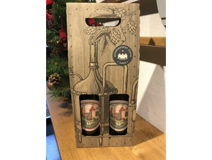 Dárková sada klasik retro  2 x 0,7l sklo