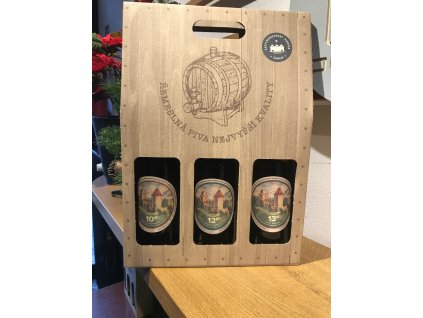 Dárková sada klasik retro 3 x 0,7l sklo