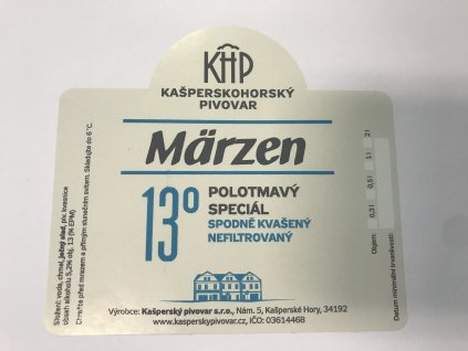 Etiketa Marzen 13°