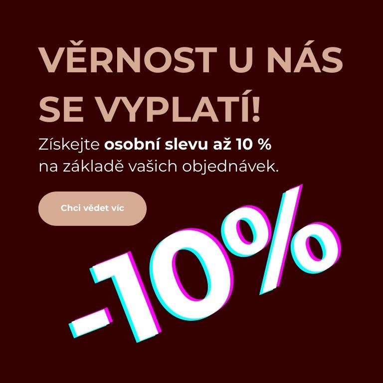 Věrnostní program - získejte osobní slevu až 10 %