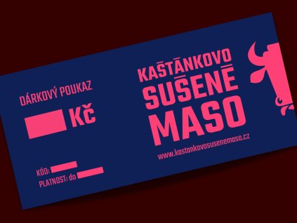 DÁRKOVÝ POUKAZ na naše sušené maso