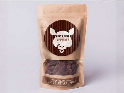 Vepřové sušené maso - Pivo & Pepř
