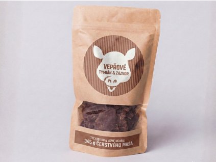 Vepřové sušené maso- tymián & zázvor