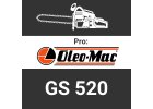Náhradní díly pro motorové pily Oleo-Mac GS 520