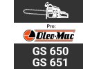Náhradní díly na motorové pily Oleo-Mac GS 650, GS 651, GS650, GS651