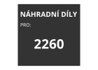 Náhradní díly pro motorové pily Jonsered 2260