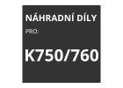 Náhradní díly pro rozbrušovací pily Partner K750/760