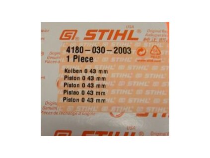 Píst Stihl FS130 - 43 mm originál 41800302003