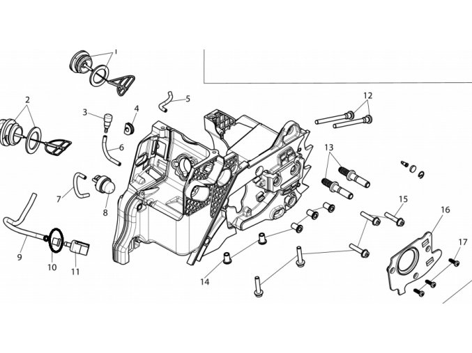 Trubice OleoMac motorové pily - Originál 61110162BR