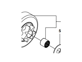 Jehlové ložisko řetězky  pro Husqvarna 236, 240