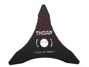 Trojzubý nůž 3T, 255 x 25,4 mm x 3 mm THORP - nahrazuje originál