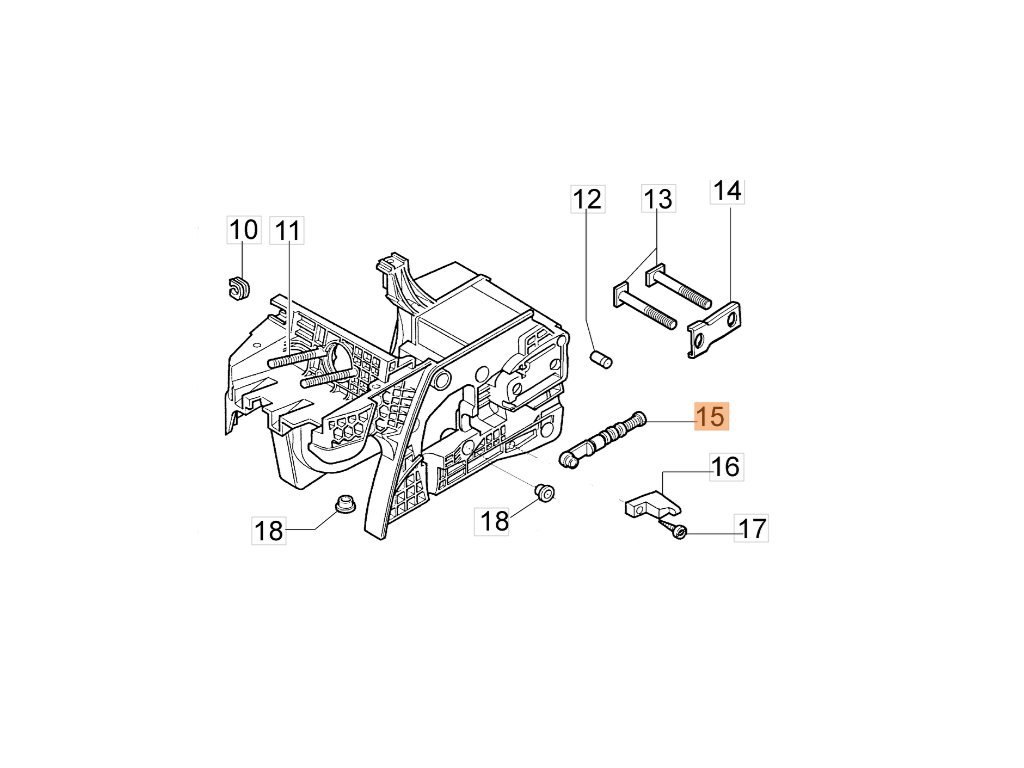 Crijevo sa uljnim filterom Oleo-Mac 947, 952, GS520 originál 50072010BR