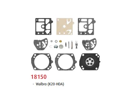 Membrana (reparaturni set) za karburator Walbro HDA-220 EH-12/Weber SRF66