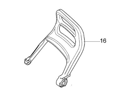 Ručka kočnice Oleo-Mac GS350 original 50240040R