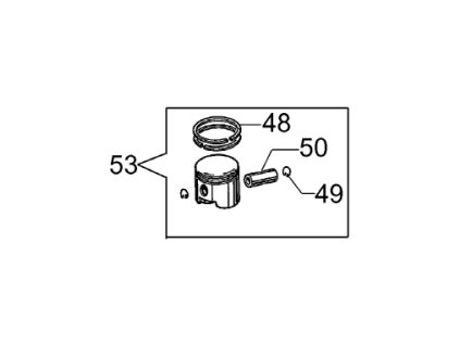 Klip za Oleo-Mac AM 180, AM 190, original