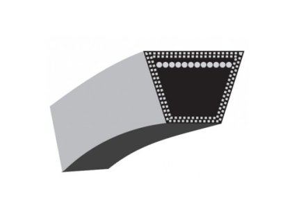 Remen MTD Platinium/JN180H, MTD200/105H, Gutbrod GLX 92 RH, GLX 105 RH, GLX 122 RH-remen pogona (12,7 x 2667) (754-0125 / 754-0641)