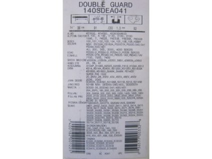 Vodilica lanca motorne pile (mač) SINGLE RIVET 14" (35cm) 3/8" 1,3mm, 140SDEA041