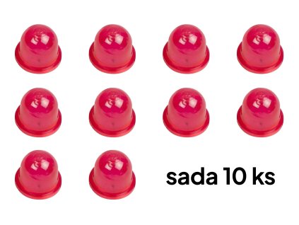 Pakovanje 10 komada - Pumpica 18,5x15,5x14,5 crveni za karburator Zama C1Q