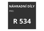 Náhradné diely pre kosačky Castelgarden R 534