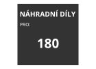 Náhradné diely pre reťazové píly Dolpima 180