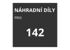 Náhradné diely pre reťazové píly Efco 142