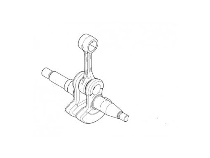 Kľuková hriadeľ pre Husqvarna 445,450(nah.or.diel číslo 5256050-01)