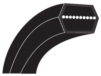 Remeň kosenia GARDOL, Husqvarna, Partner, McCulloch remeň noža nahrádza originál 532169178, 532402009