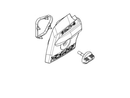 Kryt vzduchového filtra Oleo-Mac BC220T, BC240T, BC241T Originál 61370258A