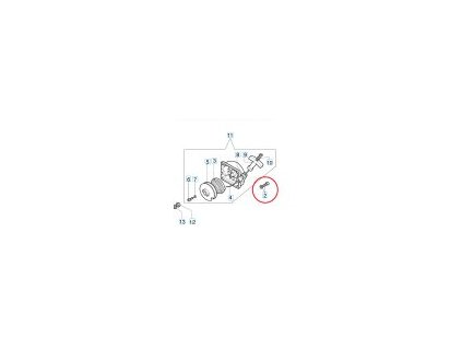 Skrutka štartéra Oleo-Mac 727T, 730T, 733T, 735T, 740T, BC280T, BC320T Originál 61052008R