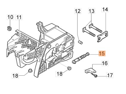 Hadica s olejovým filtrom Oleo-Mac 947, 952, GS520 originál 50072010BR