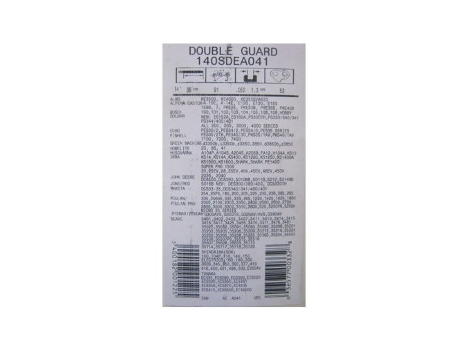 Lišta SINGLE RIVET 14" (35cm) 3/8" 1,3mm, 140SDEA041