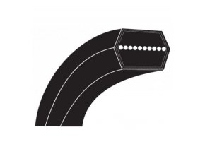 Remeň nože MTD OPTIMA LN155/ LN175H/ LN200H, Wolf A105.180H/ 105.220H (12,7 x 2388) - (754-04174)