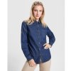 Dámská džínová košile Lujan s dlouhým rukávem