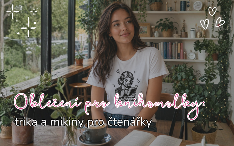 Oblečení s potiskem pro knihomolky
