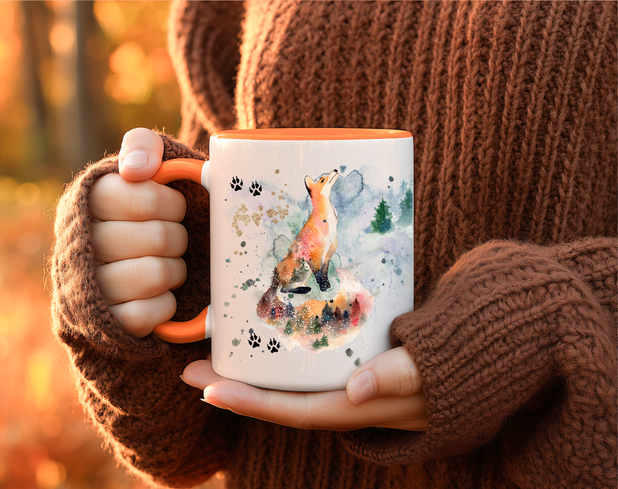 hrnek-liska-akvarelovy-styl