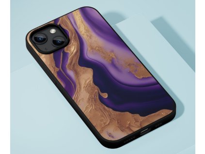 kryt iphone mramor fialovy