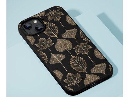 luxusni kryt na telefon zlate listy