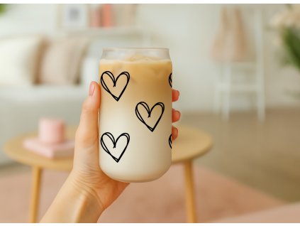 sklenicka se srdicky