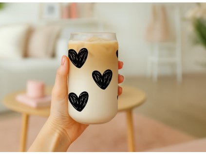 sklenicka se srdicky